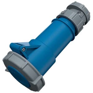 Toma aéreo powertop MENNEKES 3860 · 16A 2P+T 230V azul 6H IP67