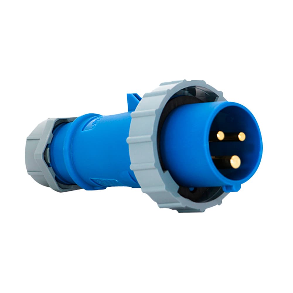 Enchufe MENNEKES 278 · 16A 2P+T 250V azul 6H IP67