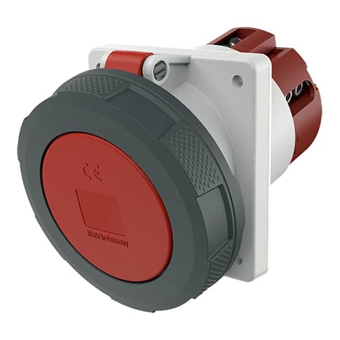 Toma empotrable MENNEKES 216A · 125A 3P+N+T 415V rojo 6H IP67