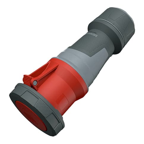 Toma aérea MENNEKES 14219 · 125A 3P+T 415V rojo 6H powertop xtra nuevo IP67