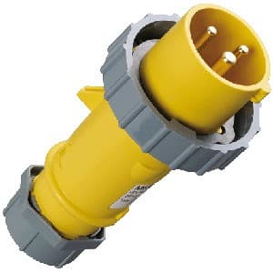 Enchufe MENNEKES 277 · 16A 2P+T 110V 4H amarillo IP67