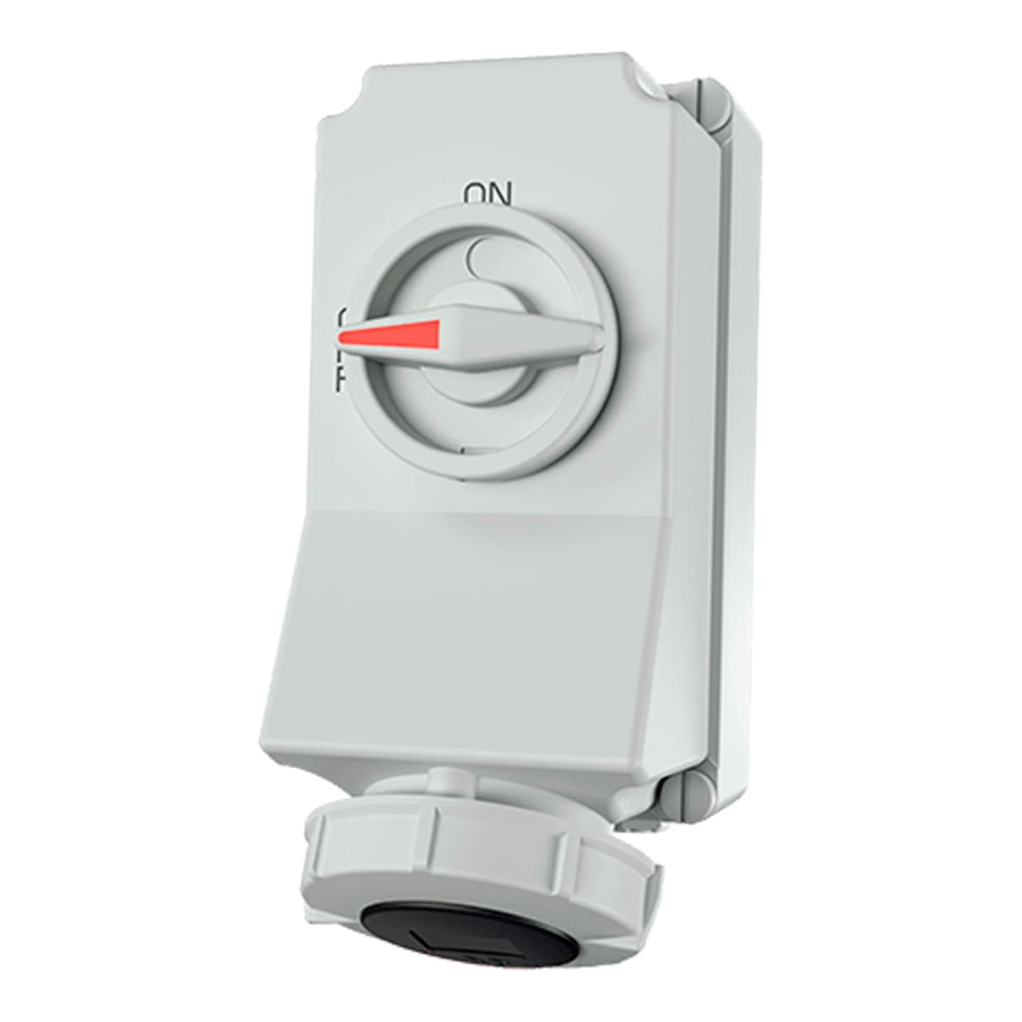 Toma visible MENNEKES 5606A · 32A 3P+T 500V con interrup por enclavam mecánico