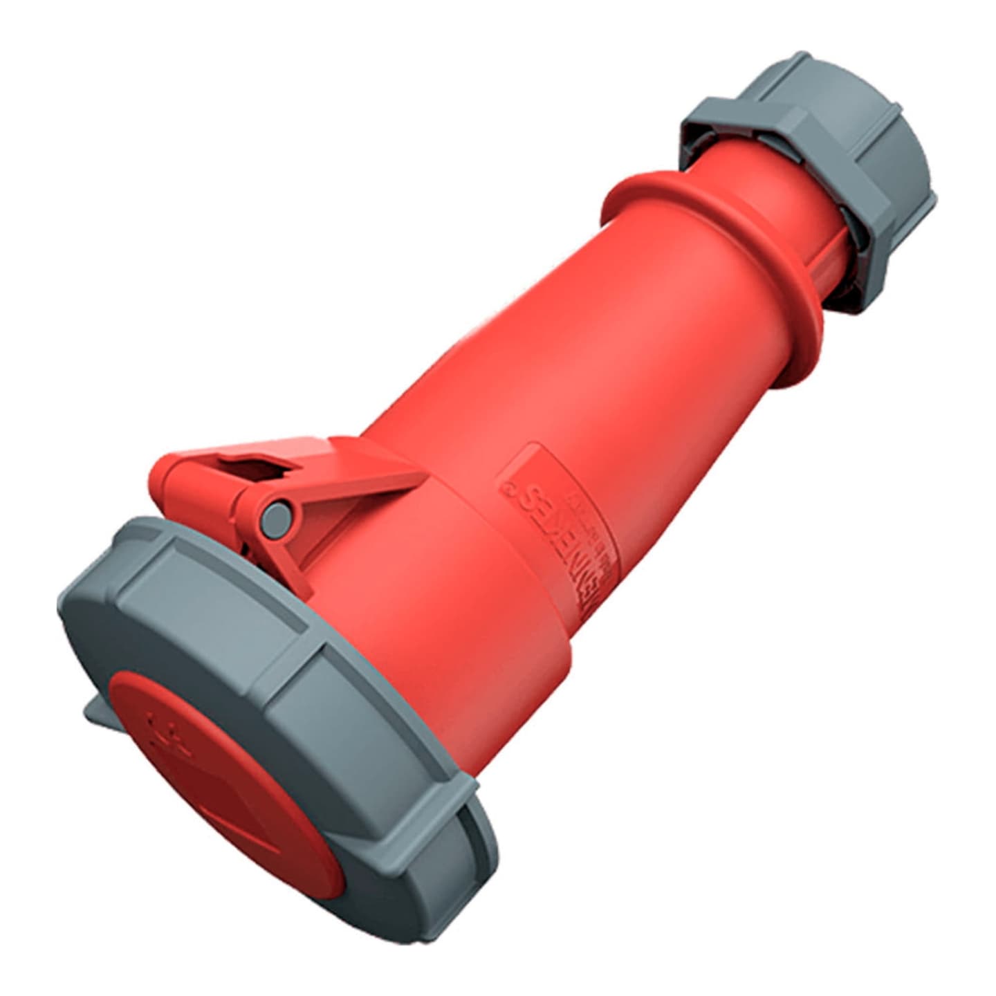 Toma aérea MENNEKES 2177A · 32A 3P+T 440V para containers rojo 3H IP67