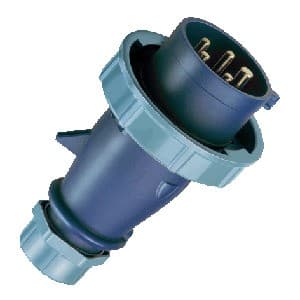 Enchufe MENNEKES 287 · 16A 3P+N+T 250V azul 9H IP67 nuevo