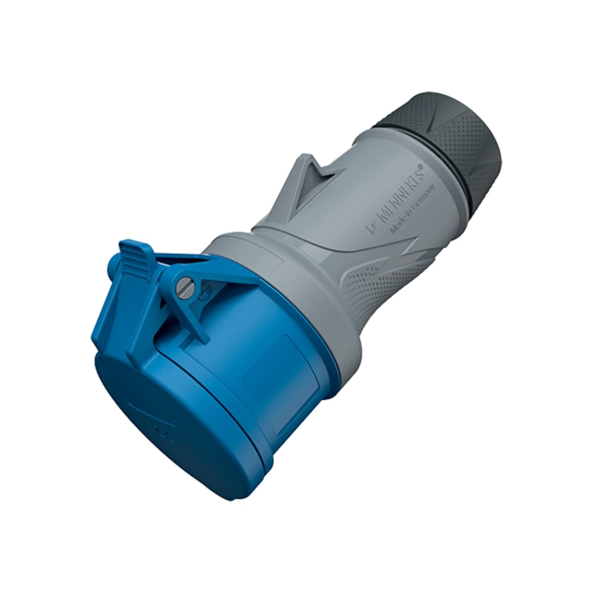 Toma aérea MENNEKES 14505 · 16A 3P+T 250V azul 9H IP44 reemplazo 513