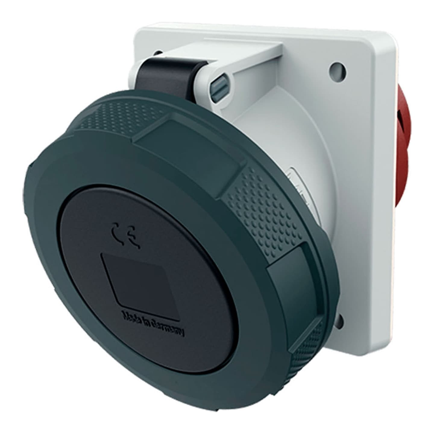 Toma empotrable MENNEKES 213A · 125A 3P+T 500V negro 7H IP67