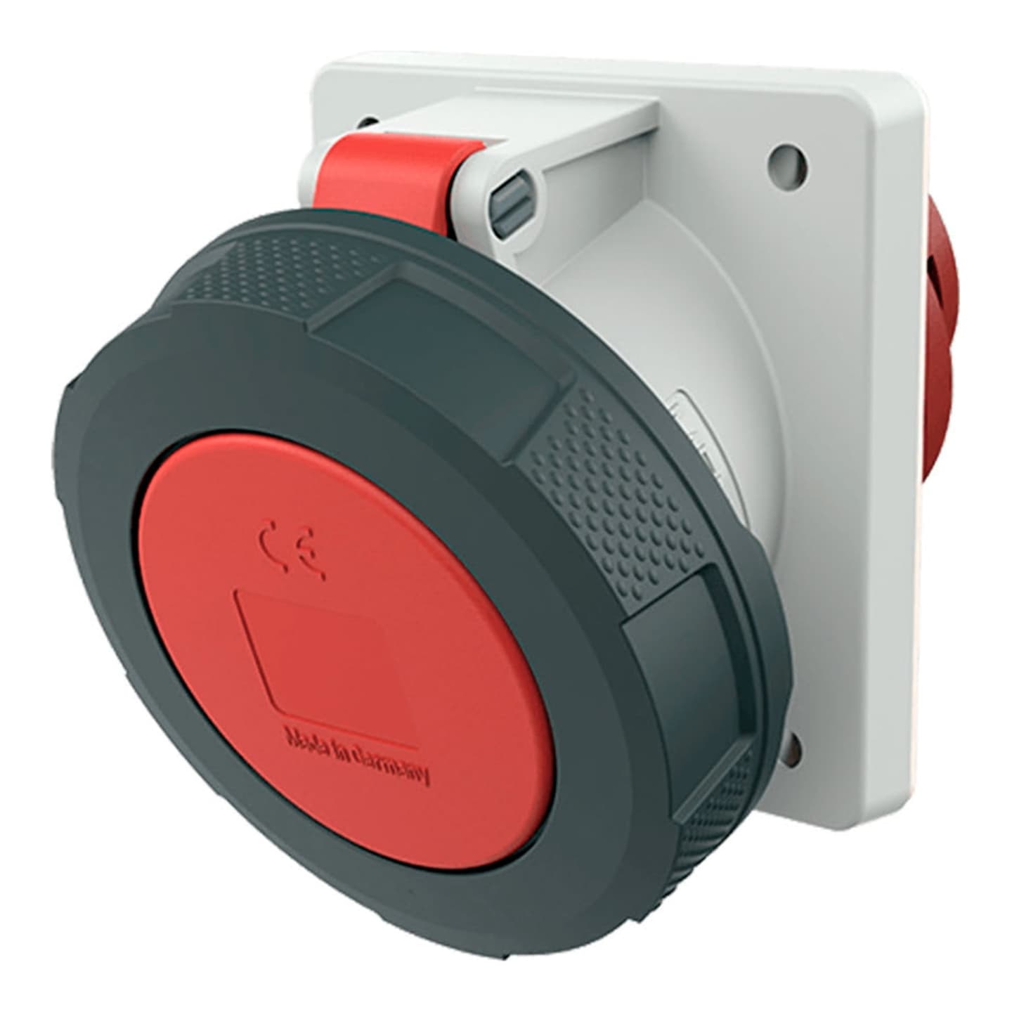 Imagen referencial de la serie: Toma empotrable MENNEKES 205A · 63A 3P+T 415V rojo 6H IP67