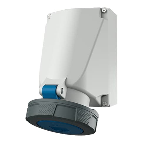 Imagen referencial de la serie: Toma visible MENNEKES 128A · 63A 2P+T 250V azul 6H IP67