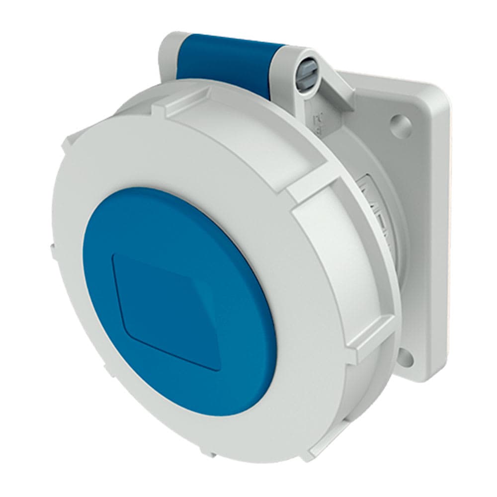 Toma empotrable MENNEKES 221A · 16A 3P+T 250V 9H azul (Amaxx) IP67