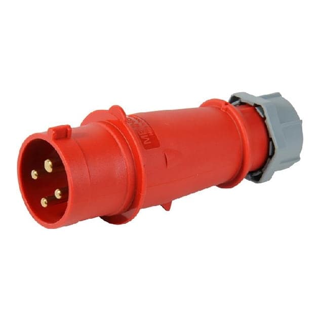 Enchufe MENNEKES 264 · 32A 3P+T 415V rojo 6H IP44