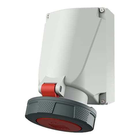 Imagen referencial de la serie: Toma visible MENNEKES 136A · 63A 3P+N+T 415V rojo 6H IP67