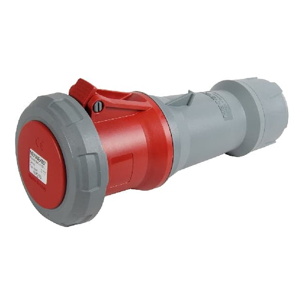 Toma aérea MENNEKES 3408 · 63A 3P+T 415V rojo 6H powertop plus IP67