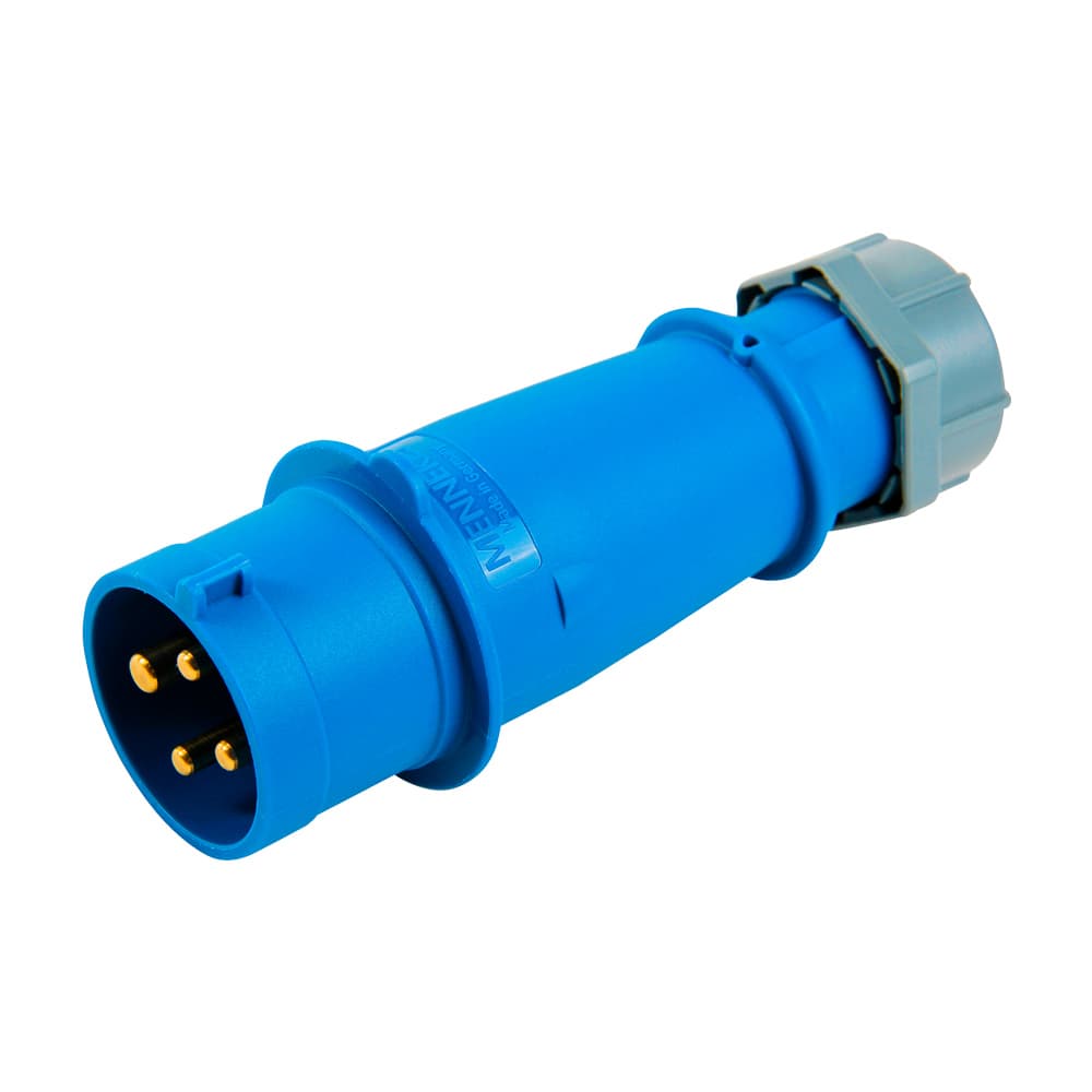 Enchufe MENNEKES 263 · 32A 3P+T 250V azul 9H IP44