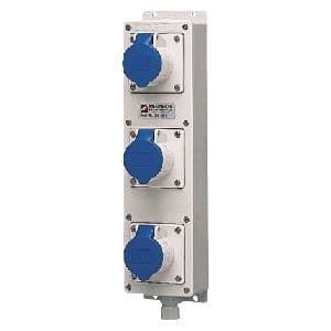 Supresor MENNEKES 96489 · 3Tomas indust. 16A 2P+T 250V 6H IP44