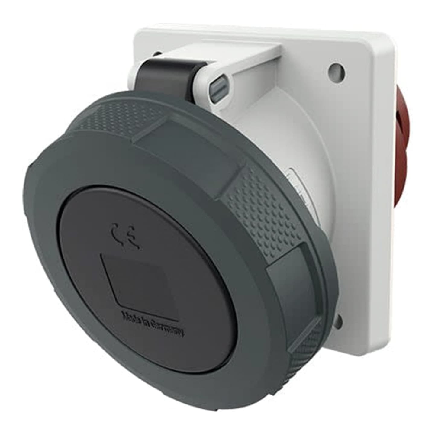 Toma empotrable MENNEKES 206A · 63A 3P+T 500V negro 7H IP67