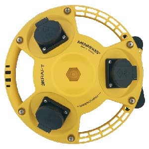 Caja combinada MENNEKES 94351GE · 16A 2P+T 250V schuko amarillo