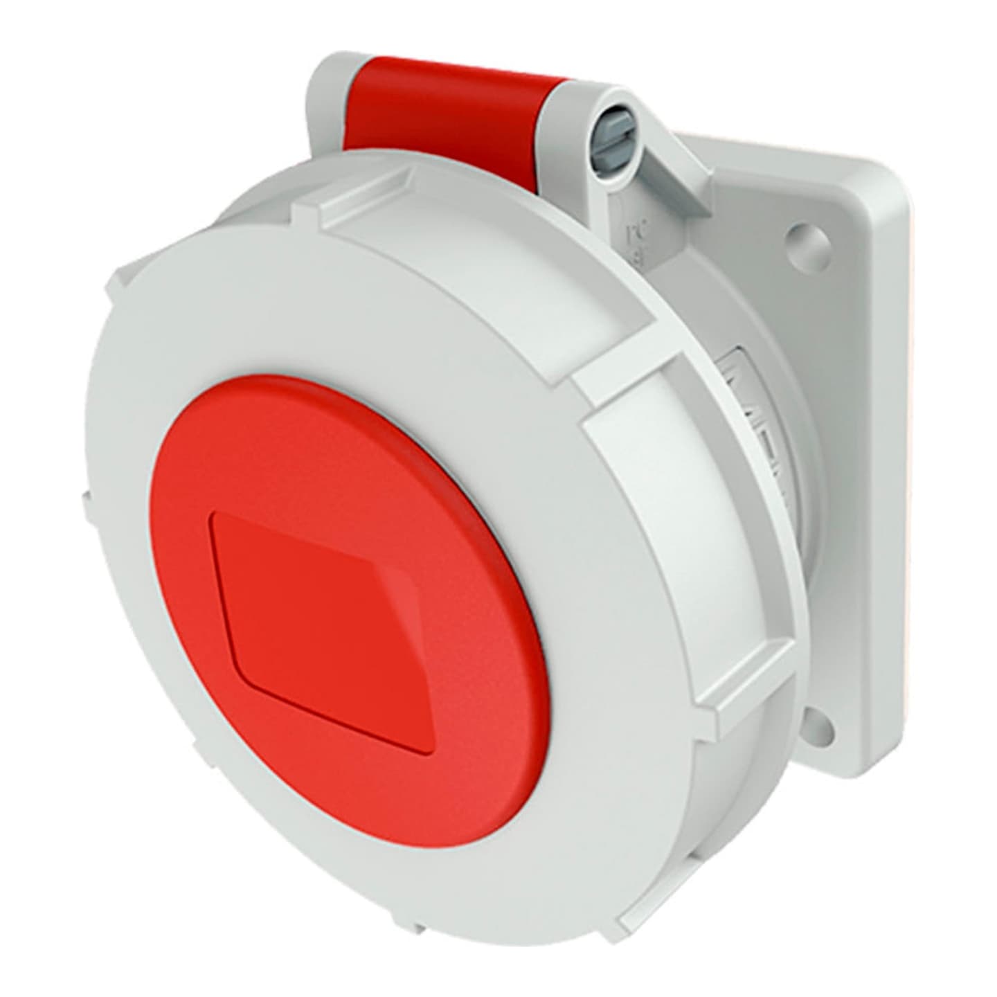 Toma empotrable MENNEKES 219A · 16A 2P+T 415V rojo 9H IP67