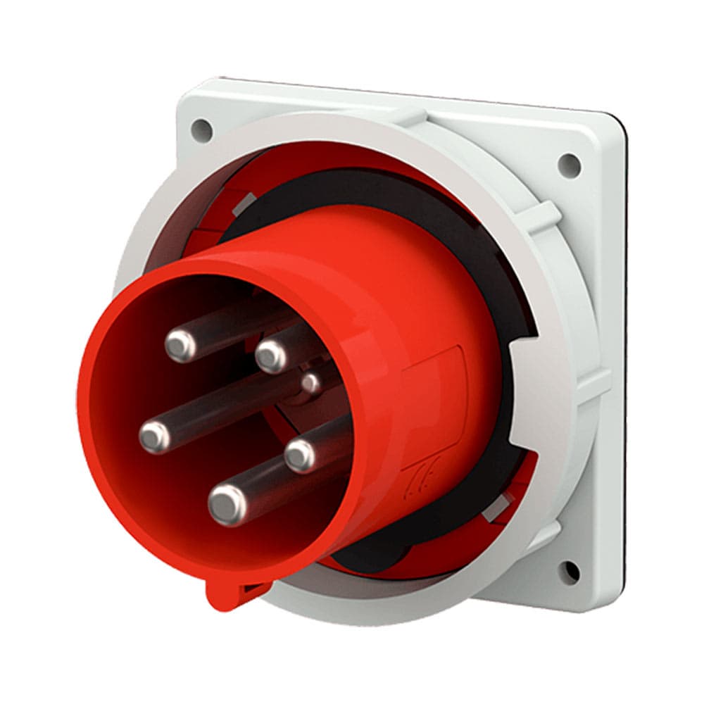 Enchufe empotrable MENNEKES 1983 · 125A 3P+N+T 415V rojo 6H IP67