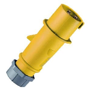 Enchufe MENNEKES 247 · 16A 2P+T 110V amarillo 4H Am-Top IP44