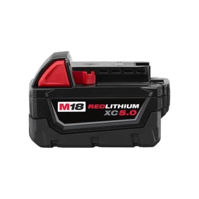 Batería MILWAUKEE 48-11-1850 · M18 high output XC 5.0Ah, ion-litio RedLithium