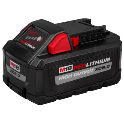 Batería MILWAUKEE 48-11-1880 · M18 high output XC 8.0Ah, ion-litio RedLithium