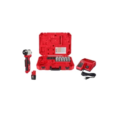 Pelacables con casquillos MILWAUKEE 2435CU-21S · 1/0 AWG a 750MCM M12