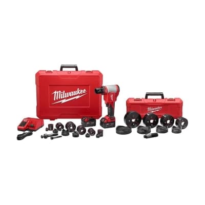 Perforadora MILWAUKEE 2677-23 · M18 force logic rango 1/2¨-4¨ 6 toneladas