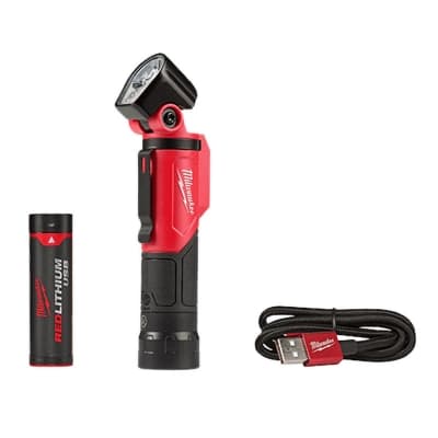 Linterna LED pivotante MILWAUKEE 2113-21 · 100A 500 lúmenes, IP54 heavy duty