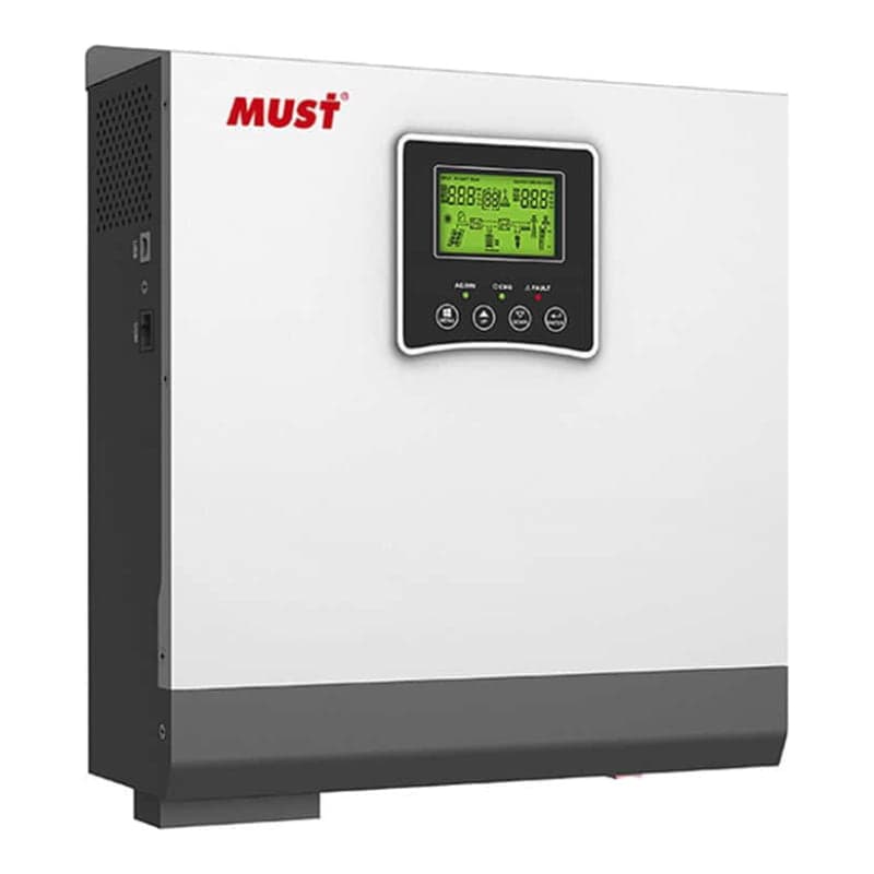 Inversor cargador MUST · 1000W 12V MPPT 50A (MUST-INV-CARGADOR-1000W-12V-50A-MPPT)