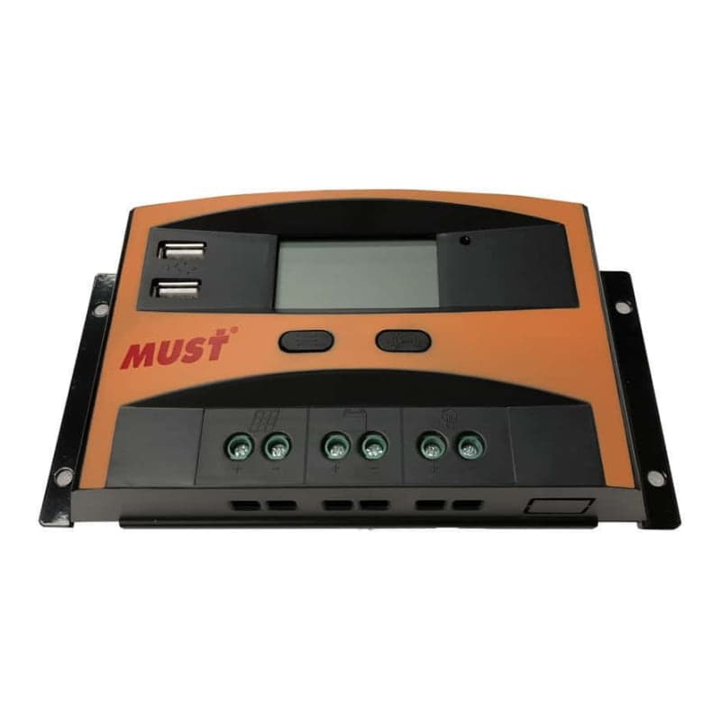 Controlador PWM LCD MUST · 20A 12/24V (MUST-CONTROLADOR-PWM-LCD-20A-12/24V)