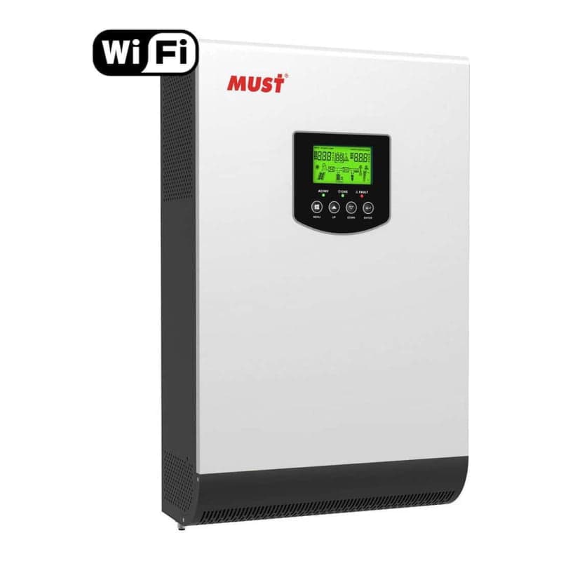 Inversor cargador MUST · 5kVA 4000W 48V MPPT 80A (MUST-INV-CARGADOR-5KVA-4000W-48V-80A)