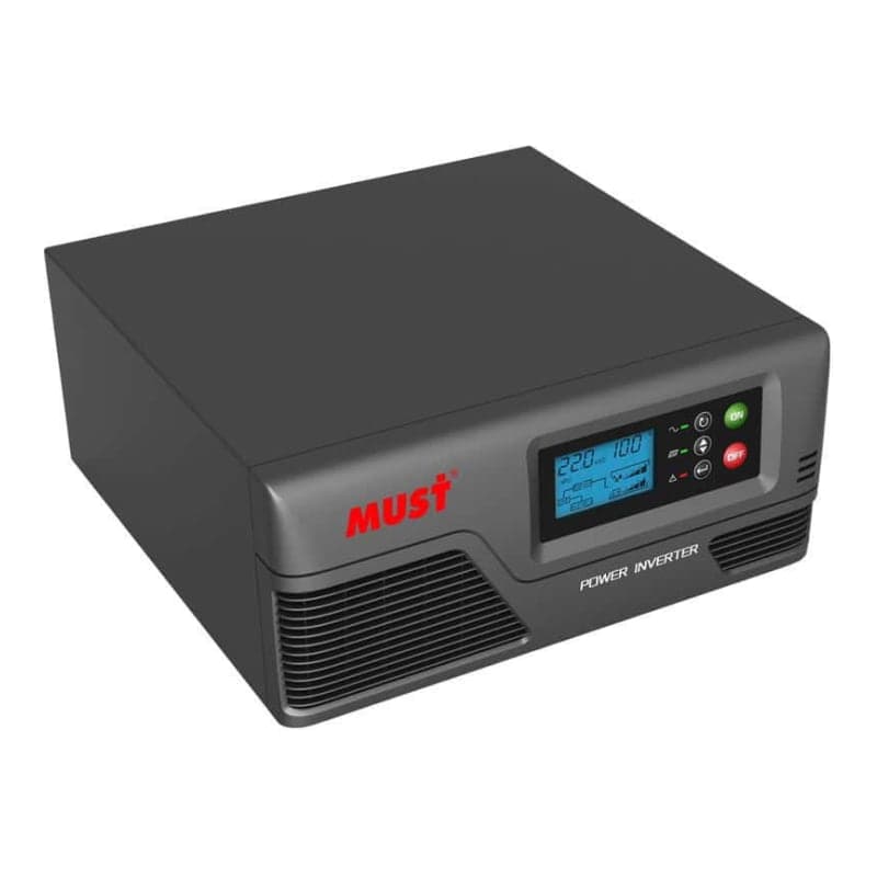 Inversor cargador MUST · 800W 12V 25A (MUST-INV-CARGADOR-800W-12V-25A)