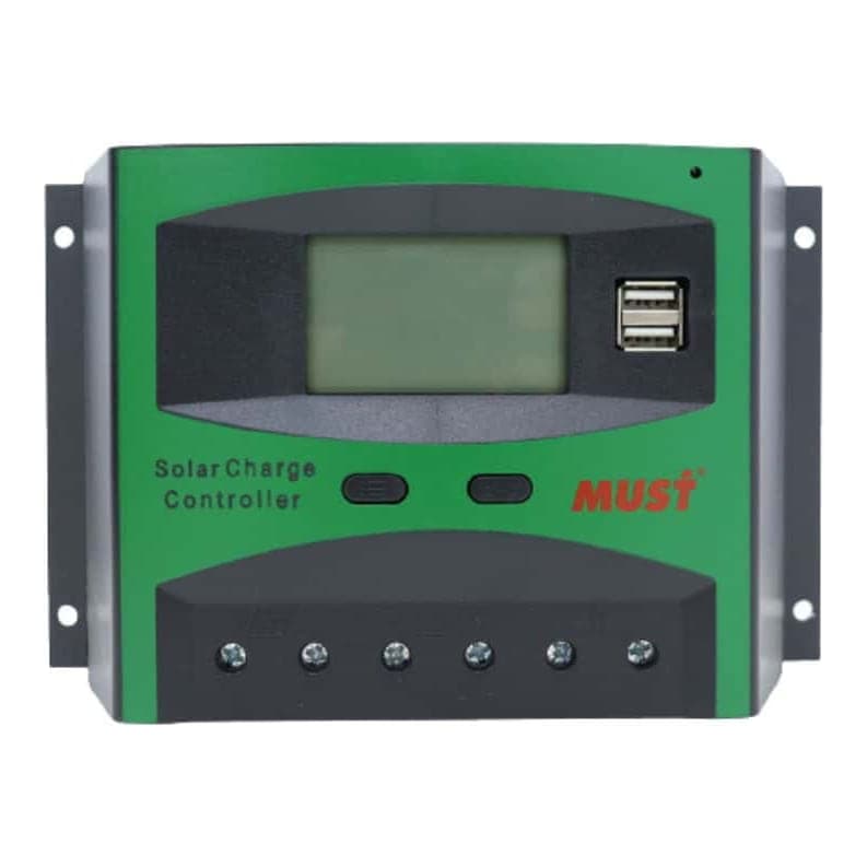 Imagen referencial de la serie: Controlador PWM LCD MUST · 50A 12/24V (MUST-CONTROLADOR-PWM-LCD-50A-12/24V)