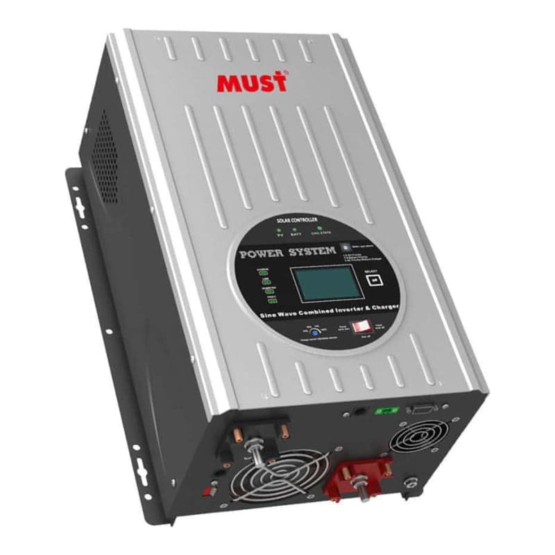 Inversor cargador MUST · 3000W 24V MPPT 80A (MUST-INV-CARGADOR-3000W-24V-80A)