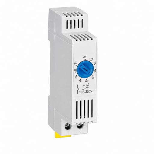 Termostato mecánico NO tipo slim para calefacción NATURAL 52NOF01 · (-10A +80 °C) NT52-F
