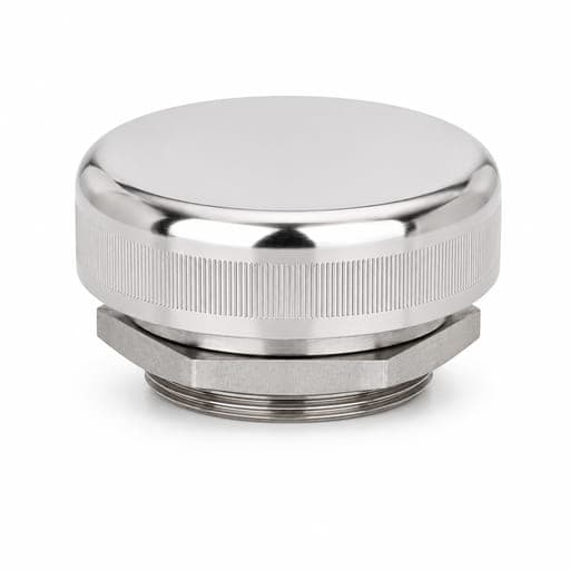 Compensador de presión para tablero NATURAL NTL-VT01 · M40x1.5 IP66 en acero inoxidable