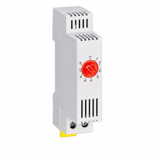 Termostato mecánico NC tipo slim para ventilación NATURAL 51NCF01 · (-10A +80 °C) NT51-F