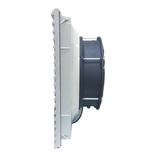 Imagen referencial de la serie: Ventilador con rejilla Y filtro para tablero NATURAL LDF323A-230C-C, 230VAC · 323x323mm 230V (LDF323A-230C-C-230VAC)