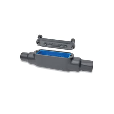 Caja condulet ovalada tipo C OCAL-BLUE C68-4X-G · 2 form. 8 con forro PVC