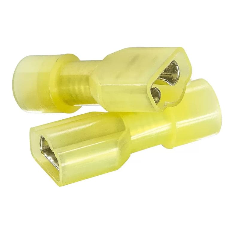 Terminal hembra totalmente aislado OWEN FDFN5.5-250 · 10-12 AWG amarillo (bolsa x100)