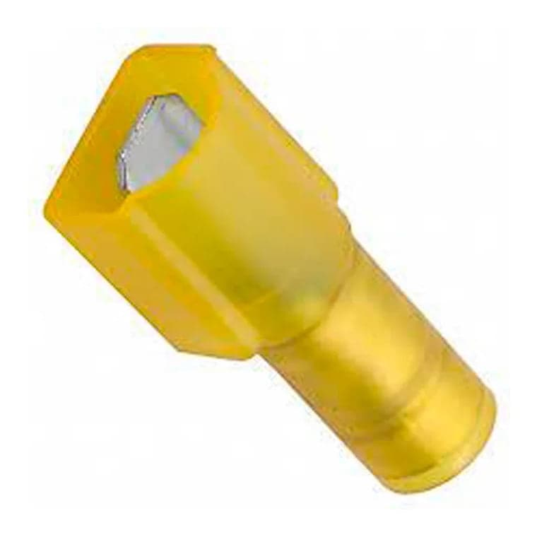 Terminal macho totalmente aislado OWEN MDFN5.5-250 · 10-12 AWG amarillo (bolsa x100)
