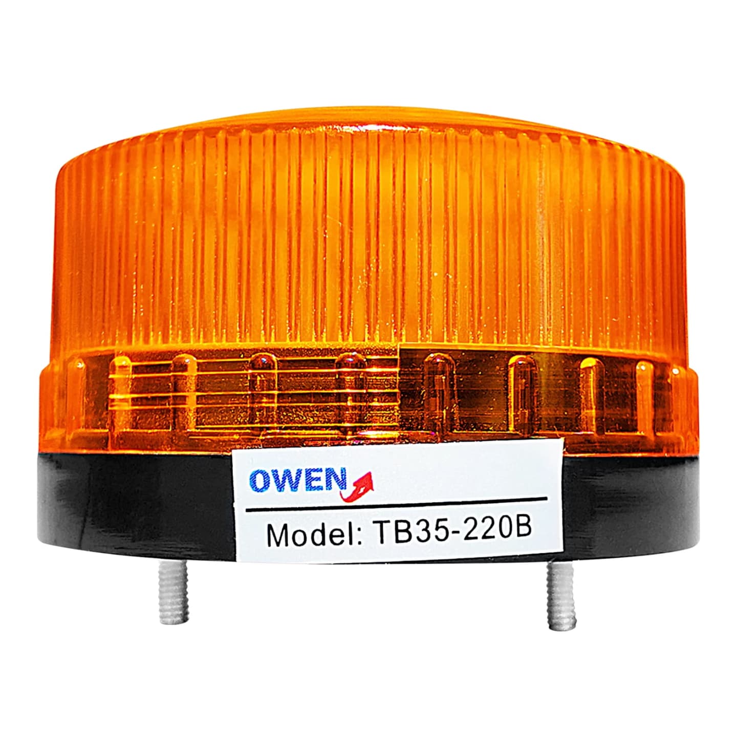Imagen referencial de la serie: Circulina LED OWEN TB35-220A · ámbar 220VAC pequeña