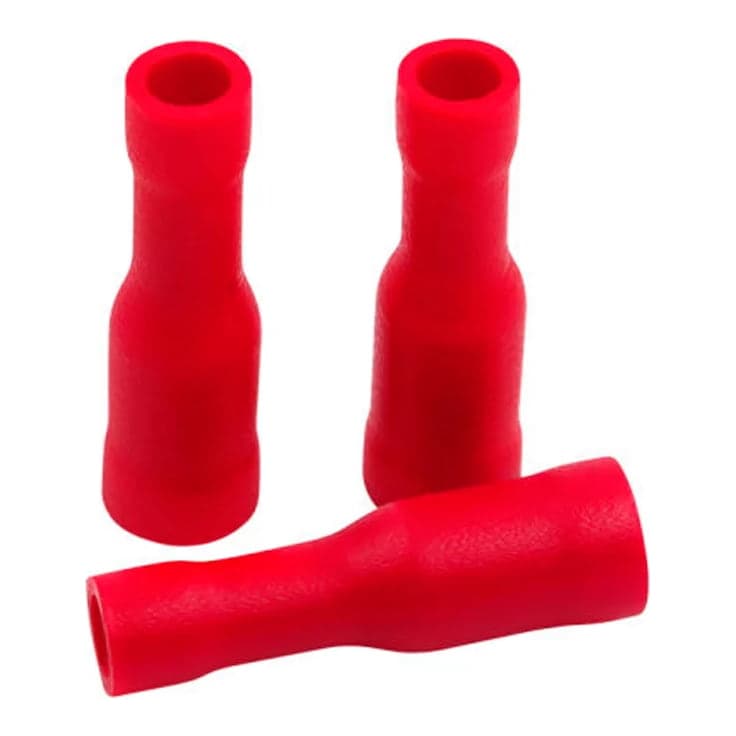 Terminal espiga hembra aislado OWEN FRD1.25-156 · 16-18 AWG rojo (bolsa x100)