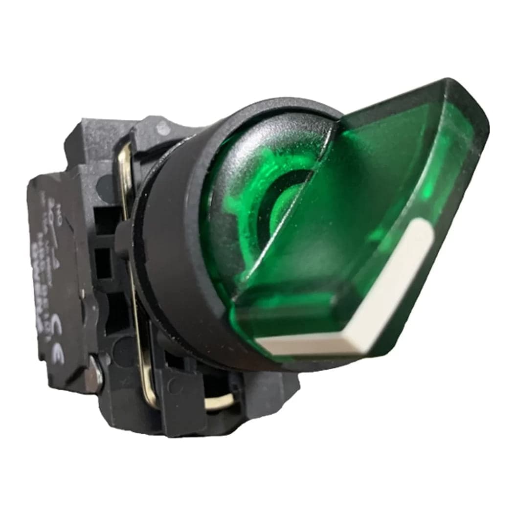 Imagen referencial de la serie: Selector luminoso OWEN NB5-AK23B1 · 0-1 1NA 24VAC verde