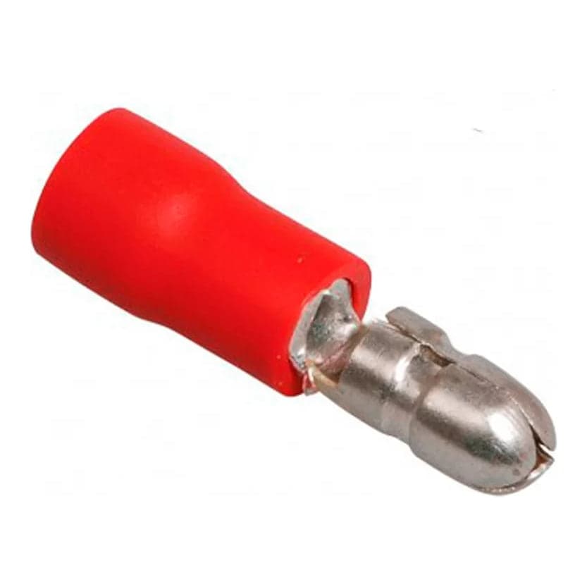 Terminal espiga macho aislado OWEN MPD1.25-156 · 16-18 AWG rojo (bolsa x100)