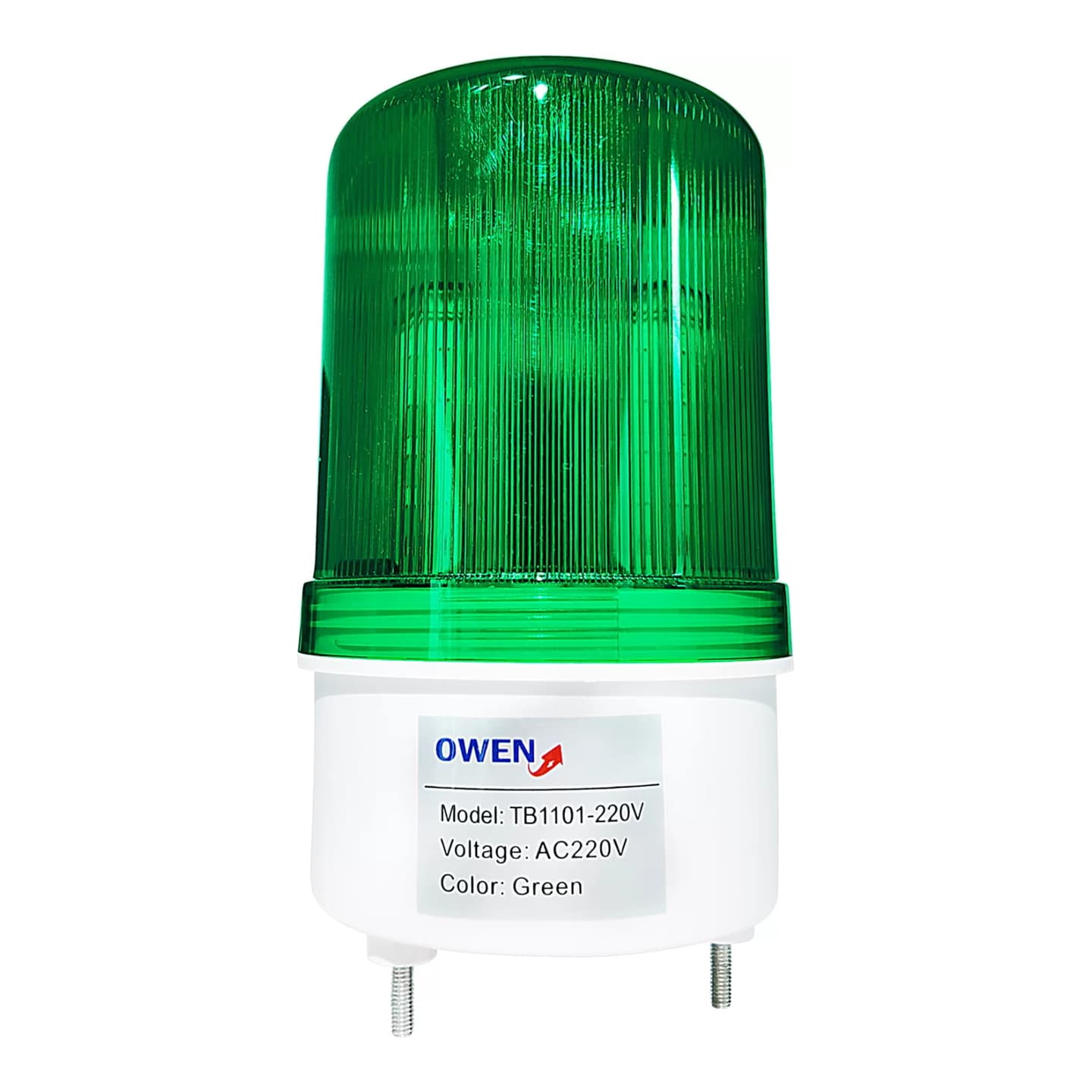 Circulina LED OWEN TB1101-220V · verde 220VAC sin sonido