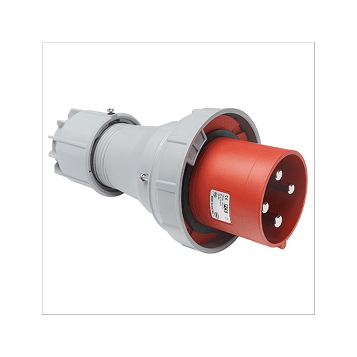 Imagen referencial de la serie: Enchufe aéreo PCE 0242-6 · IP67 400V 3P+T 32A 6H