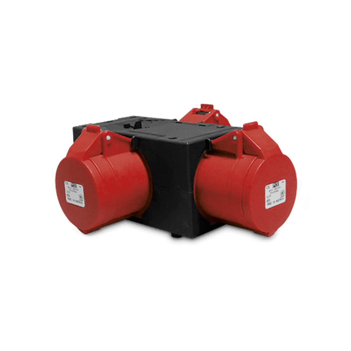 Toma aérea triple PCE 9437007 · IP44 400V 3P+T 32A 6H
