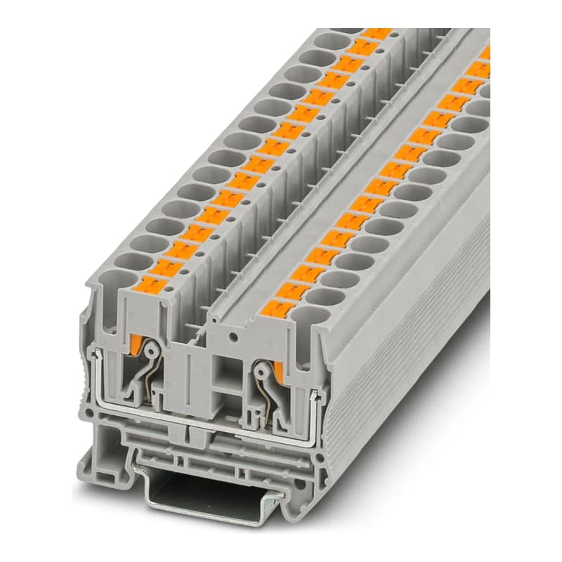 Bornera pt PHOENIX CONTACT 3211813 · 6 gris PUSH-IN