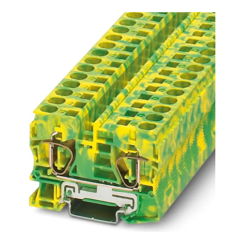 Bornera tierra ST PHOENIX CONTACT 3036136 · 10 AMARILLO/VERDE resorte